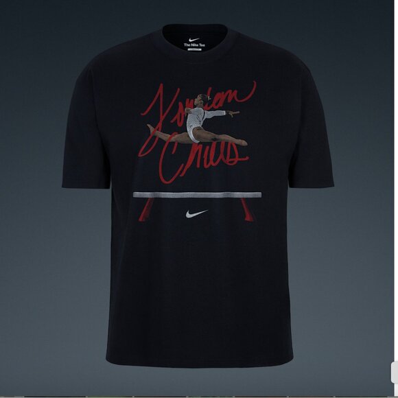Nike Jordan Chiles “So Win” Tee • Women’s M • Black Graphic Tee • NWOT - Picture 1 of 9